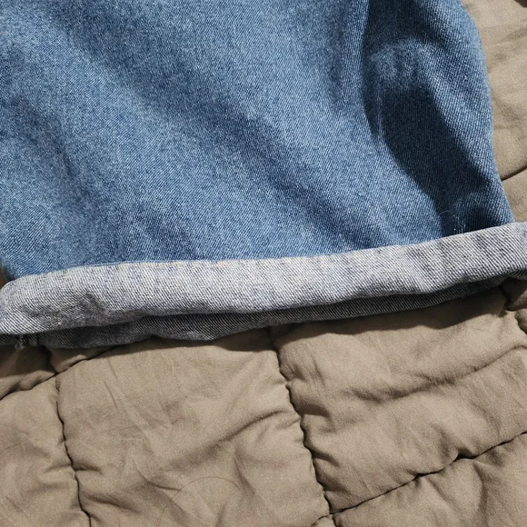 90s Blue Denim Union Bay Shorts Size 34 - Picture 10 of 10